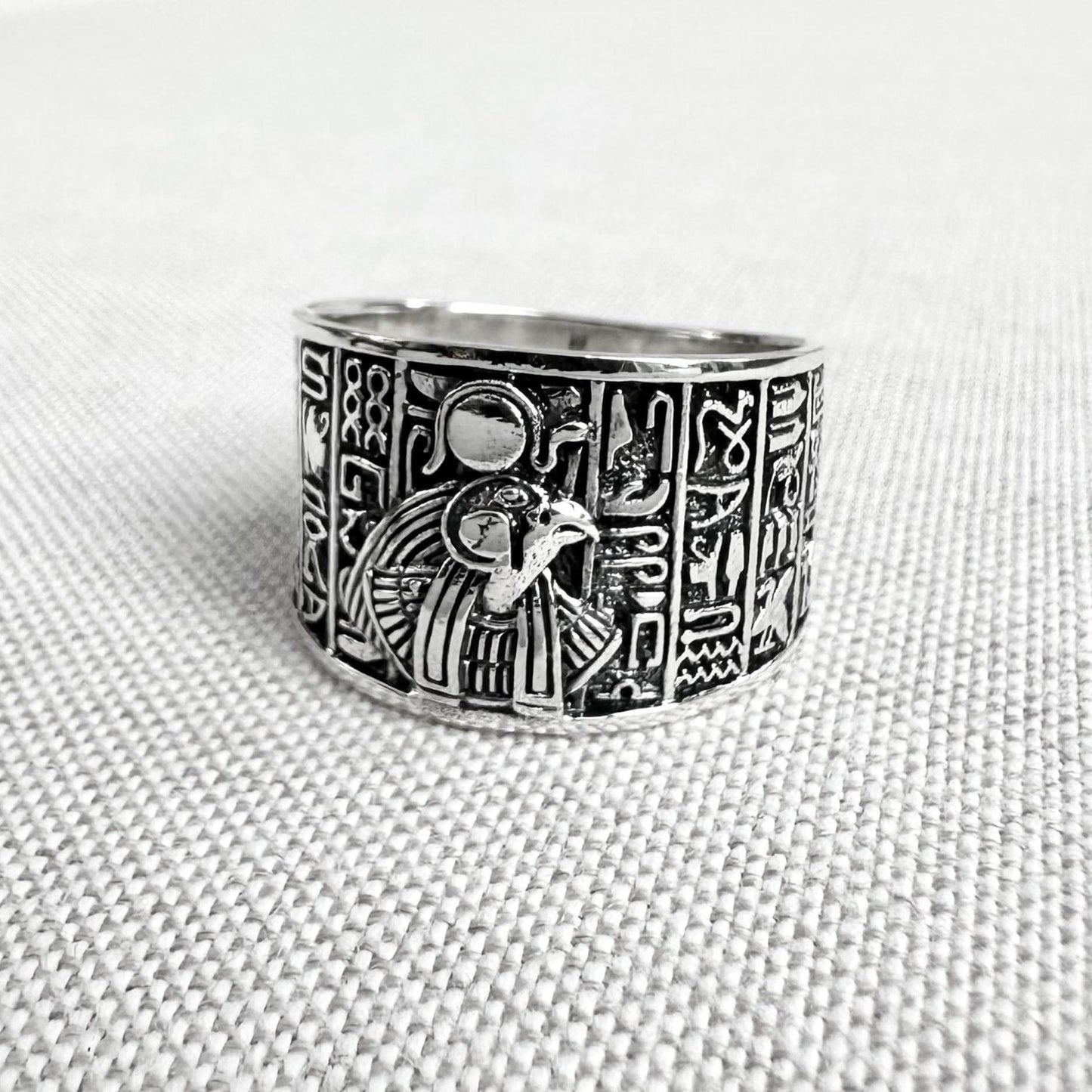 Ra Egyptian Sun God Deity Ring