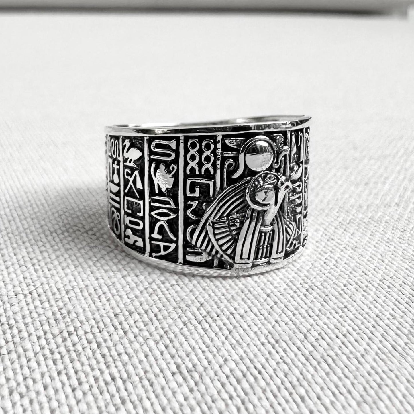 Ra Egyptian Sun God Deity Ring