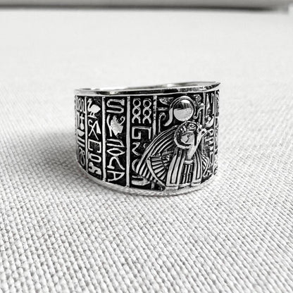 Ra Egyptian Sun God Deity Ring