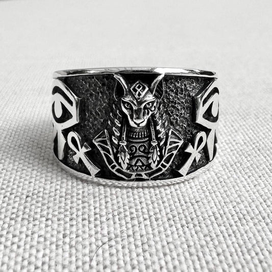 Bastet Egyptian Goddess Cat Ring
