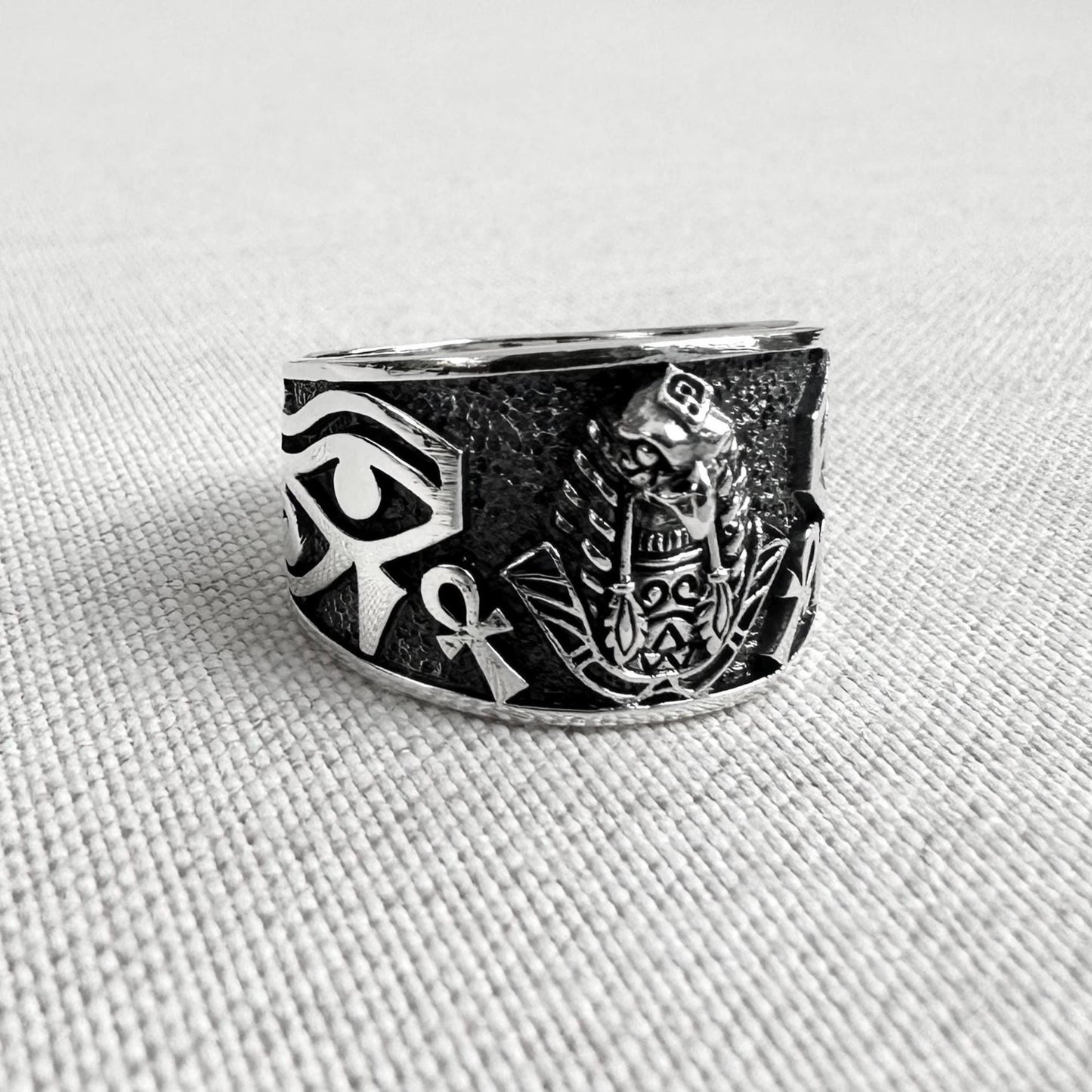Horus Egyptian God Deity Amulet Ring