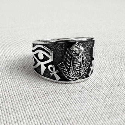 Horus Egyptian God Deity Amulet Ring