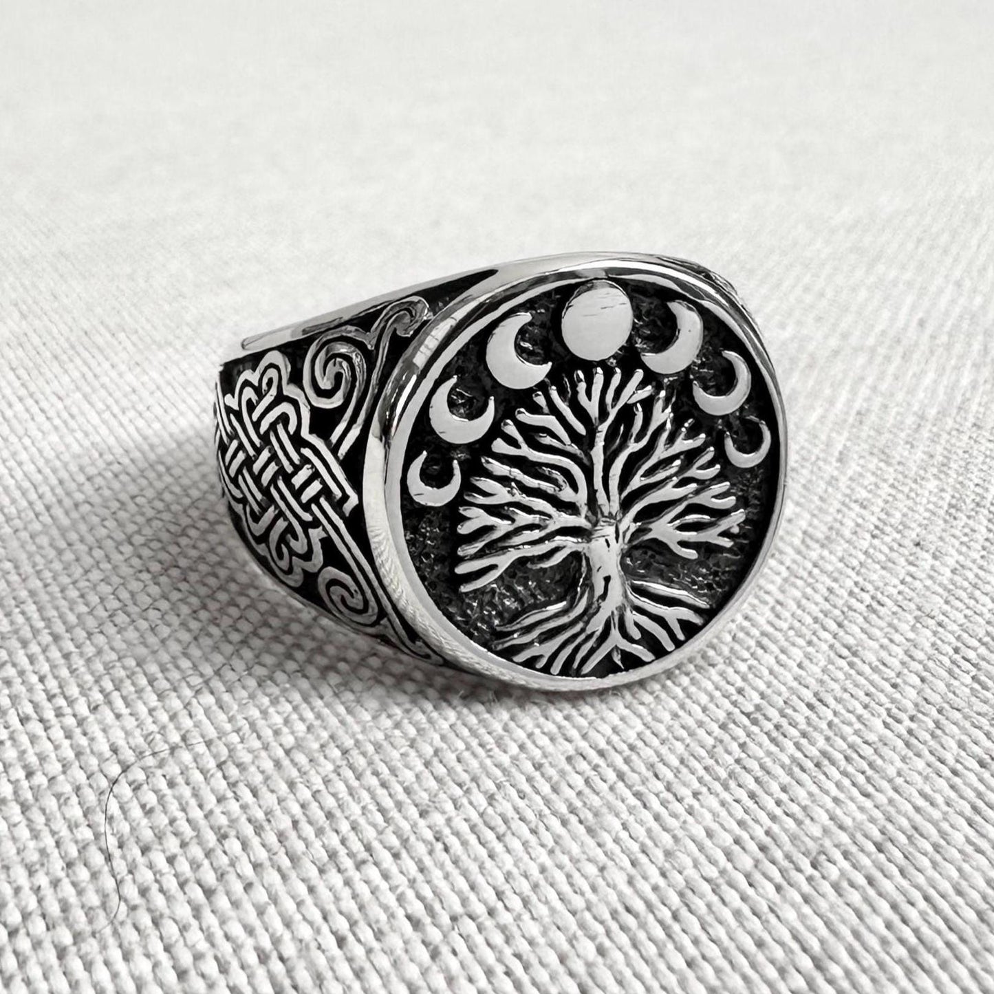 Tree of Life Viking Yggdrasil Celtic Ring
