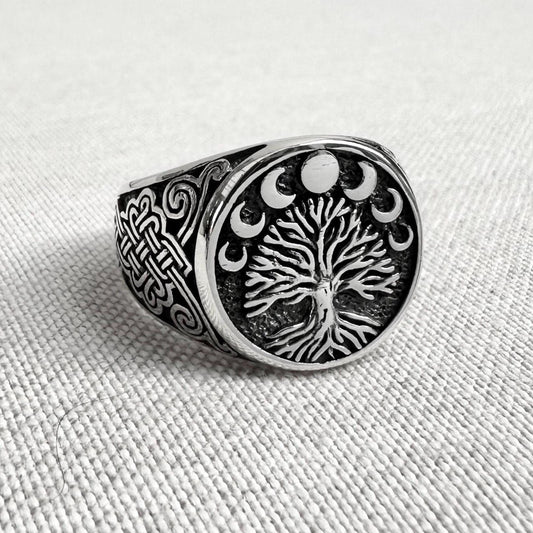 Tree of Life Viking Yggdrasil Celtic Ring