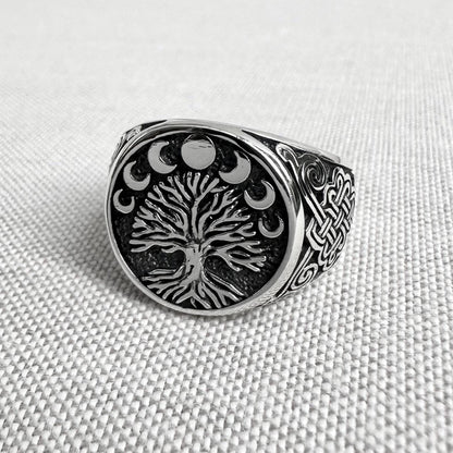 Tree of Life Viking Yggdrasil Celtic Ring