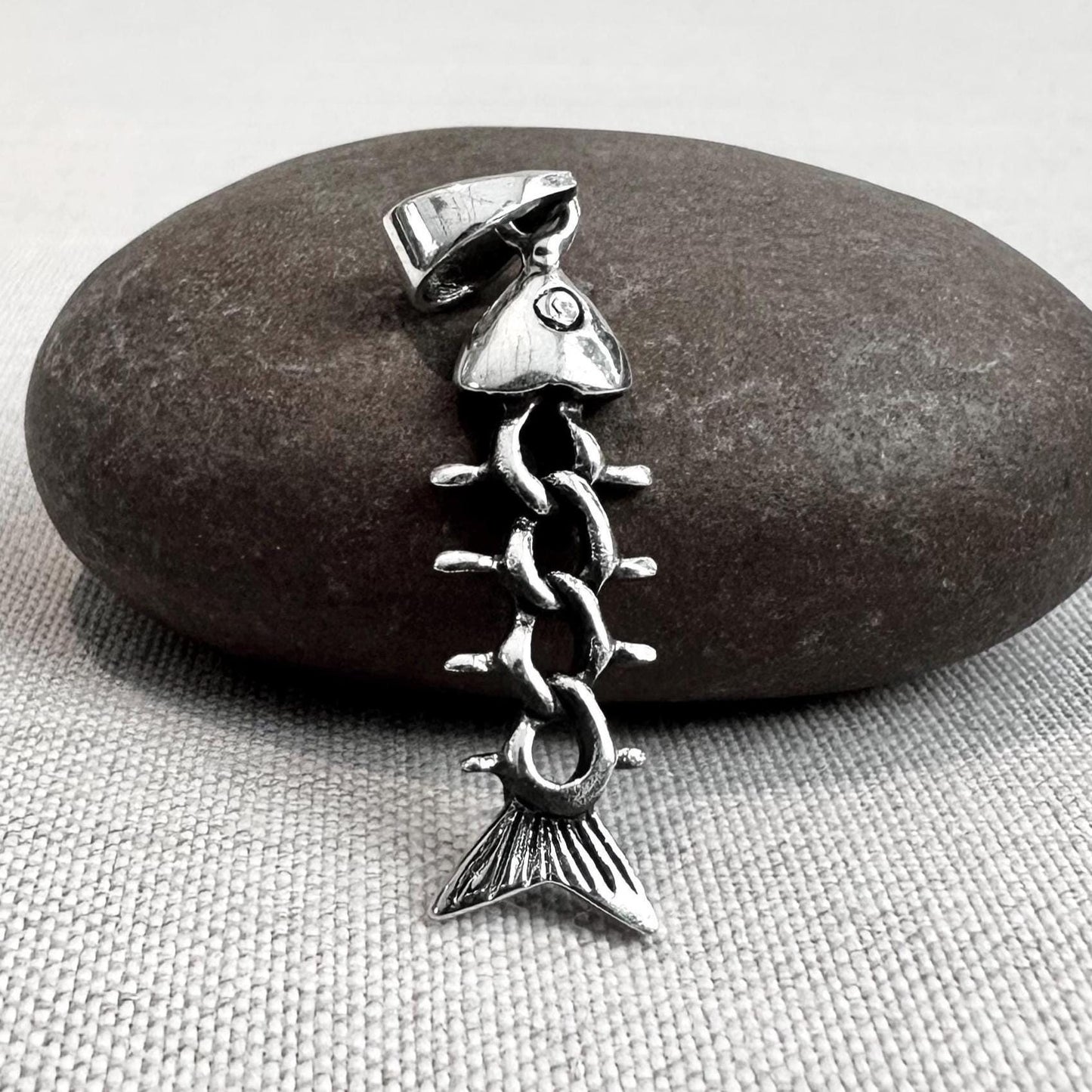 Fishbone Pendant/Necklace