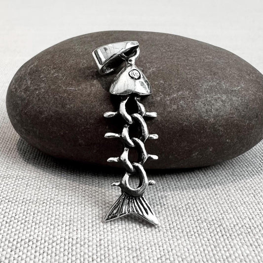 Fishbone Pendant/Necklace