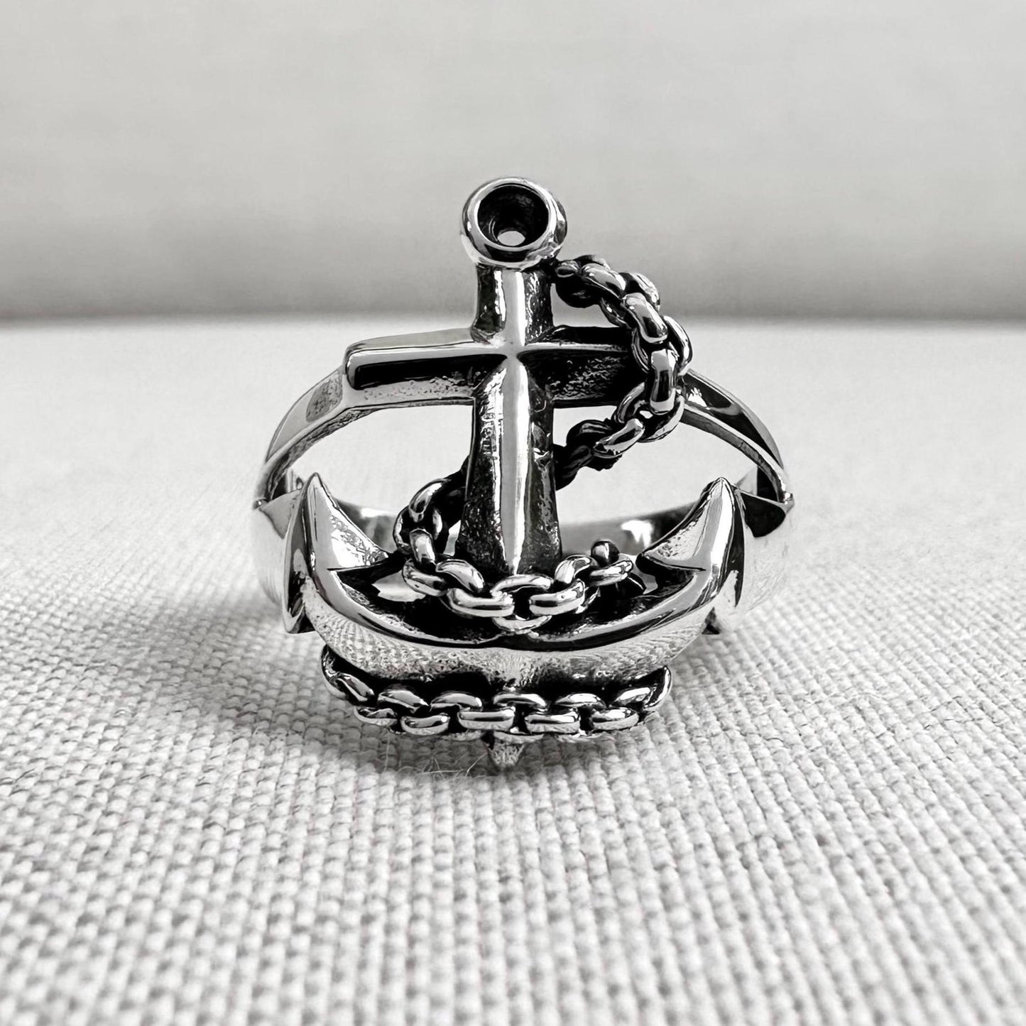 Anchor Pirate Ship Sailor Ring