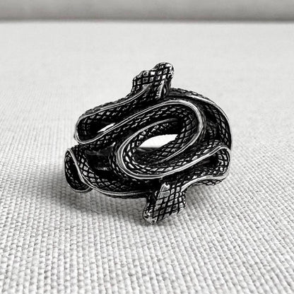 Ouroboros Viking Snake Jormungandr Serpent Ring