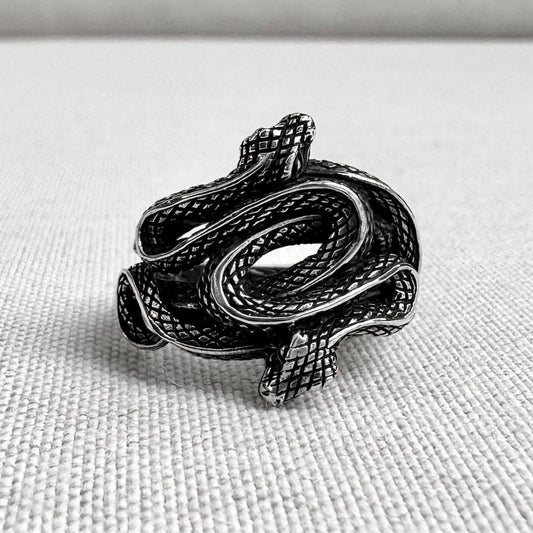 Ouroboros Viking Snake Jormungandr Serpent Ring