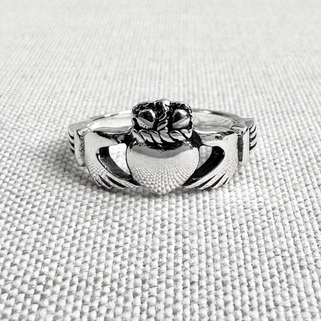 Claddagh Celtic Irish Heritage Heart Ring