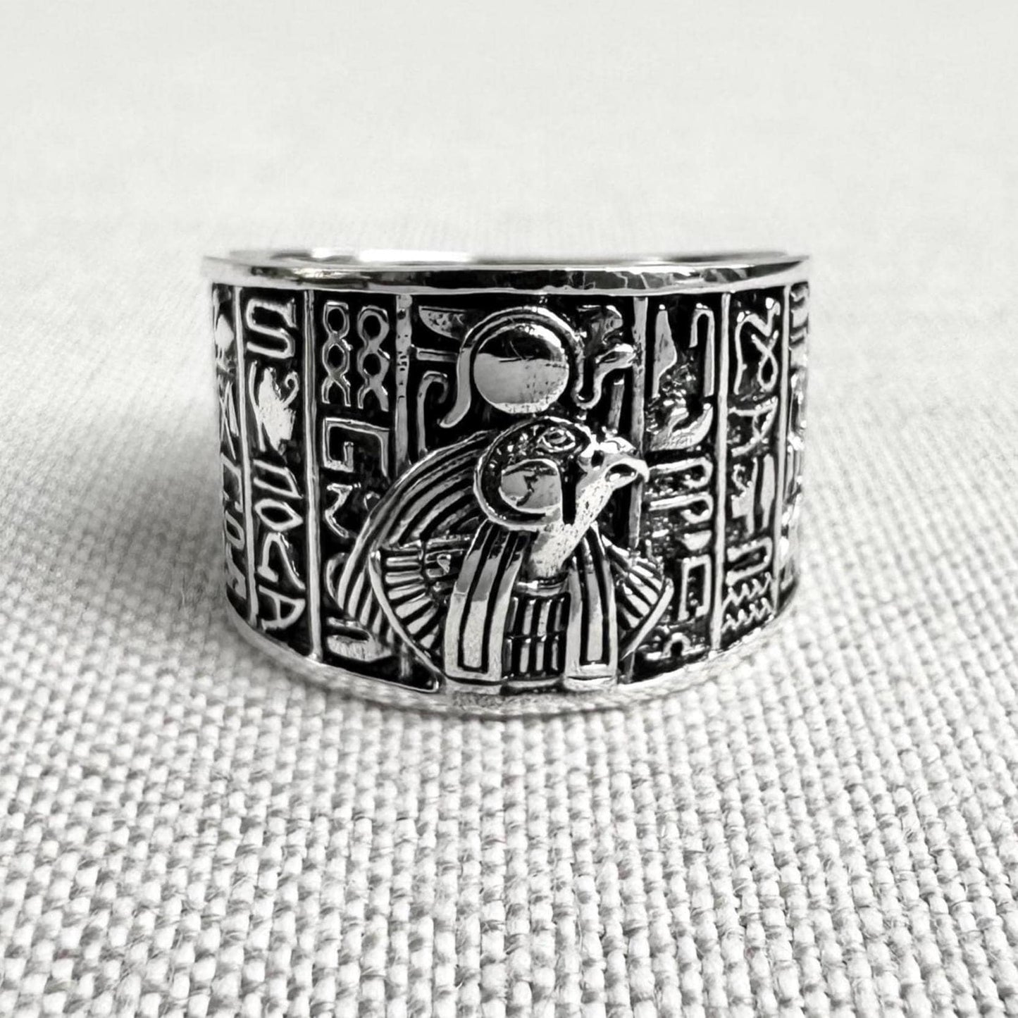 Ra Egyptian Sun God Deity Ring