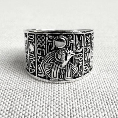 Ra Egyptian Sun God Deity Ring