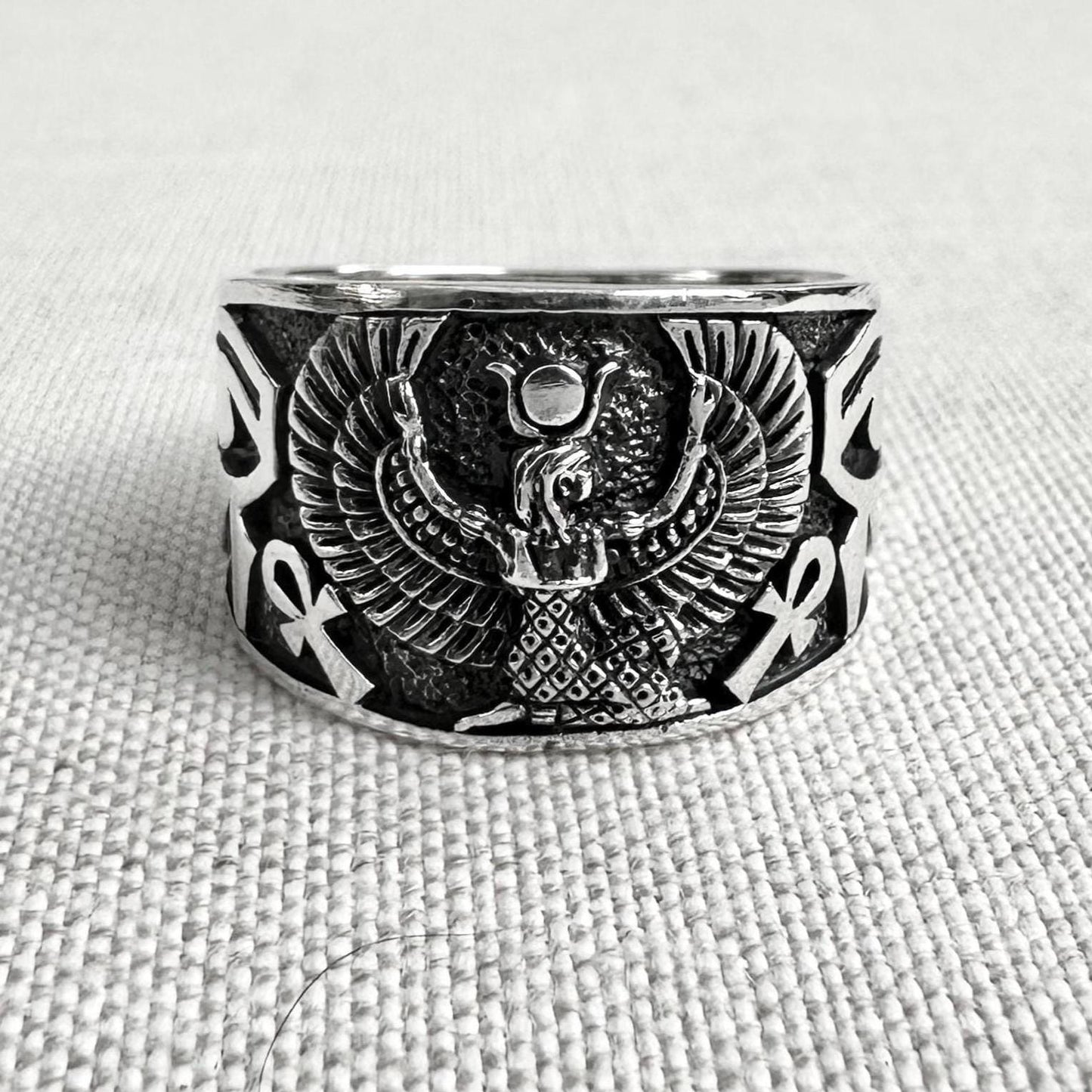 Isis Egyptian Goddess Deity Aset Ring