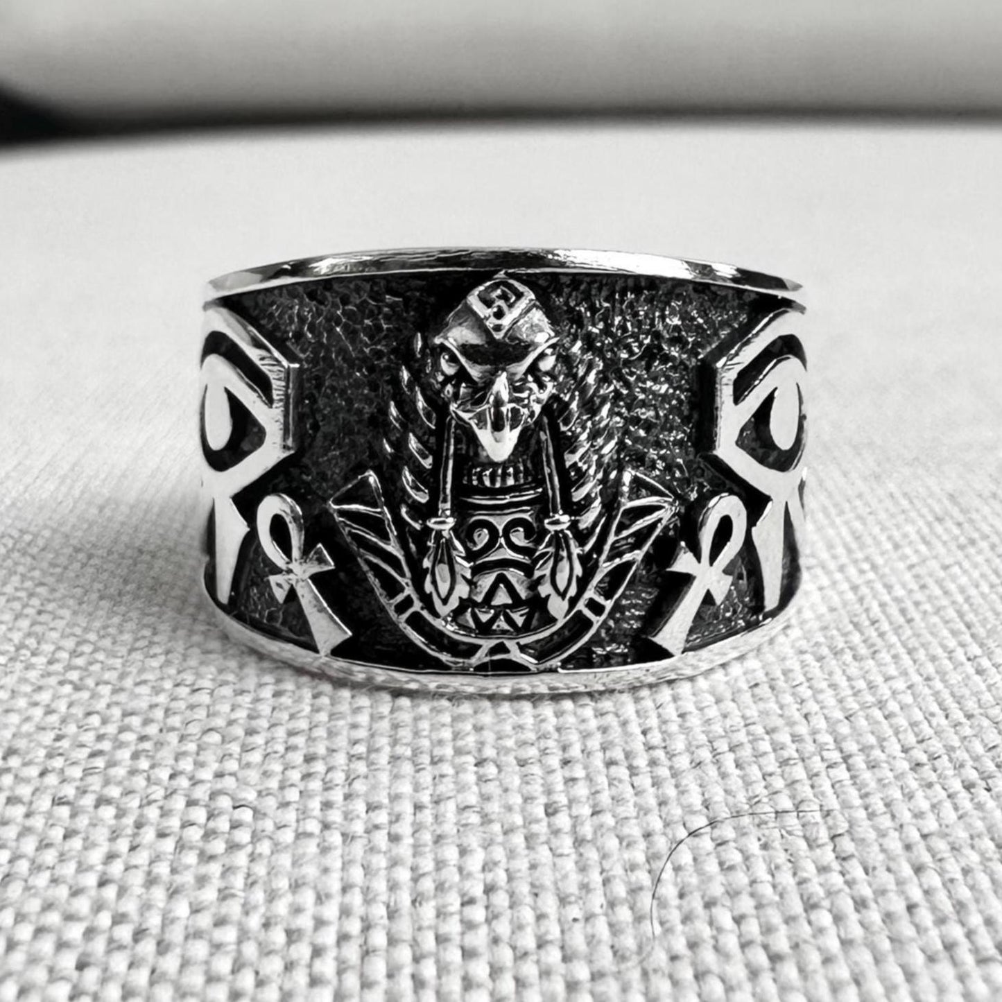Horus Egyptian God Deity Amulet Ring