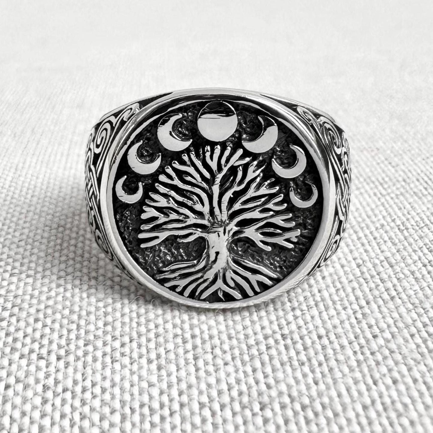 Tree of Life Viking Yggdrasil Celtic Ring