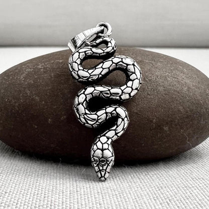 Snake Black Mamba Serpent Pendant/Necklace