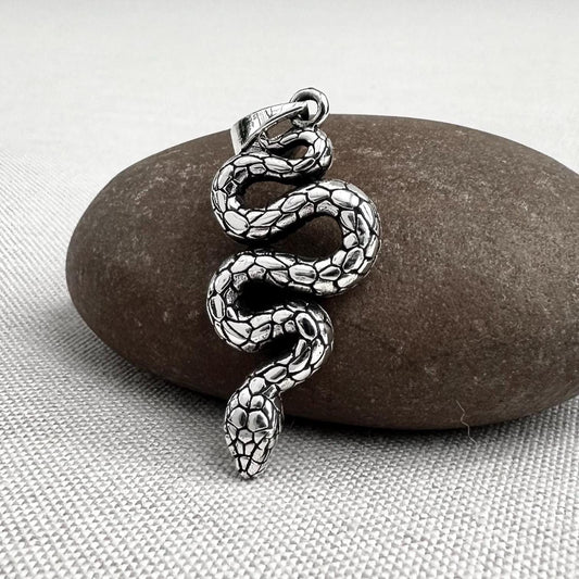 Snake Black Mamba Serpent Pendant/Necklace