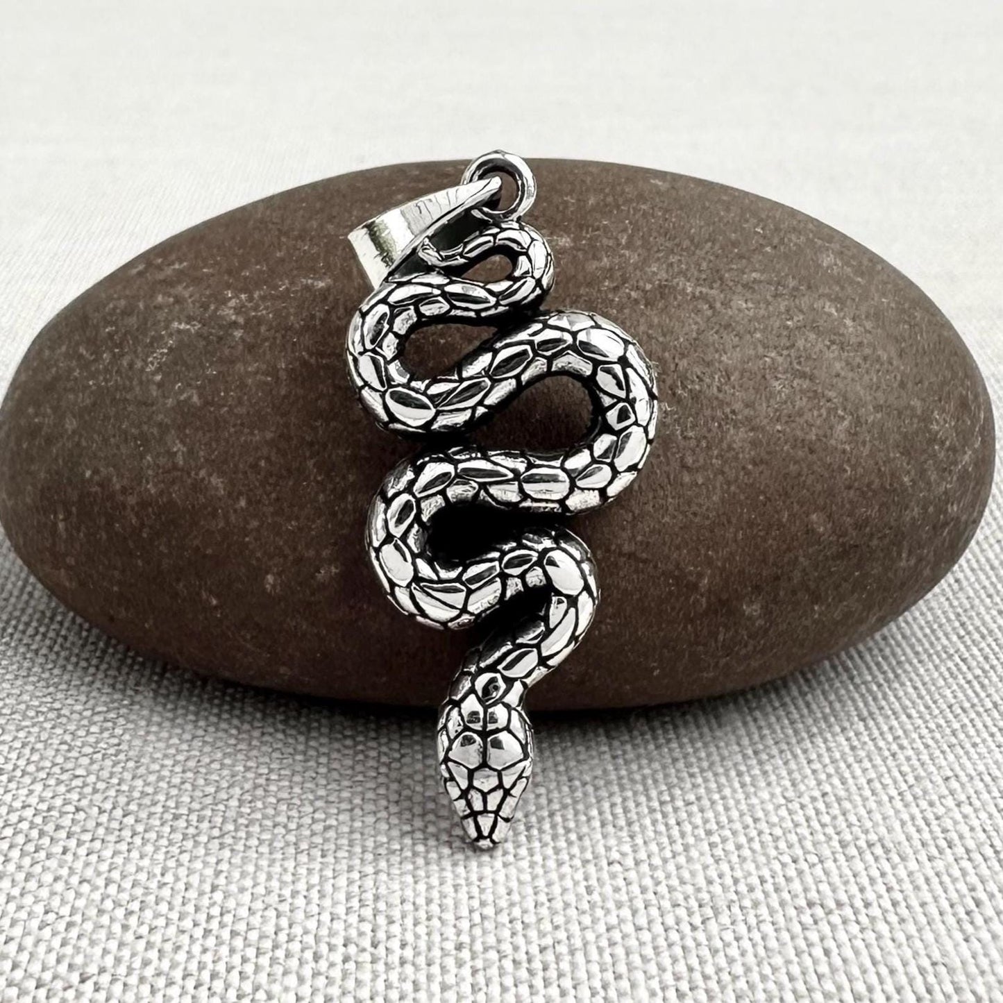 Snake Black Mamba Serpent Pendant/Necklace