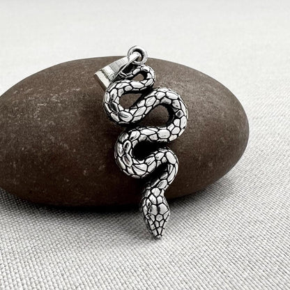 Snake Black Mamba Serpent Pendant/Necklace