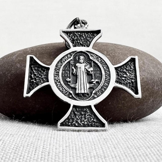 Saint Benedict Templar Cross Pendant/Necklace