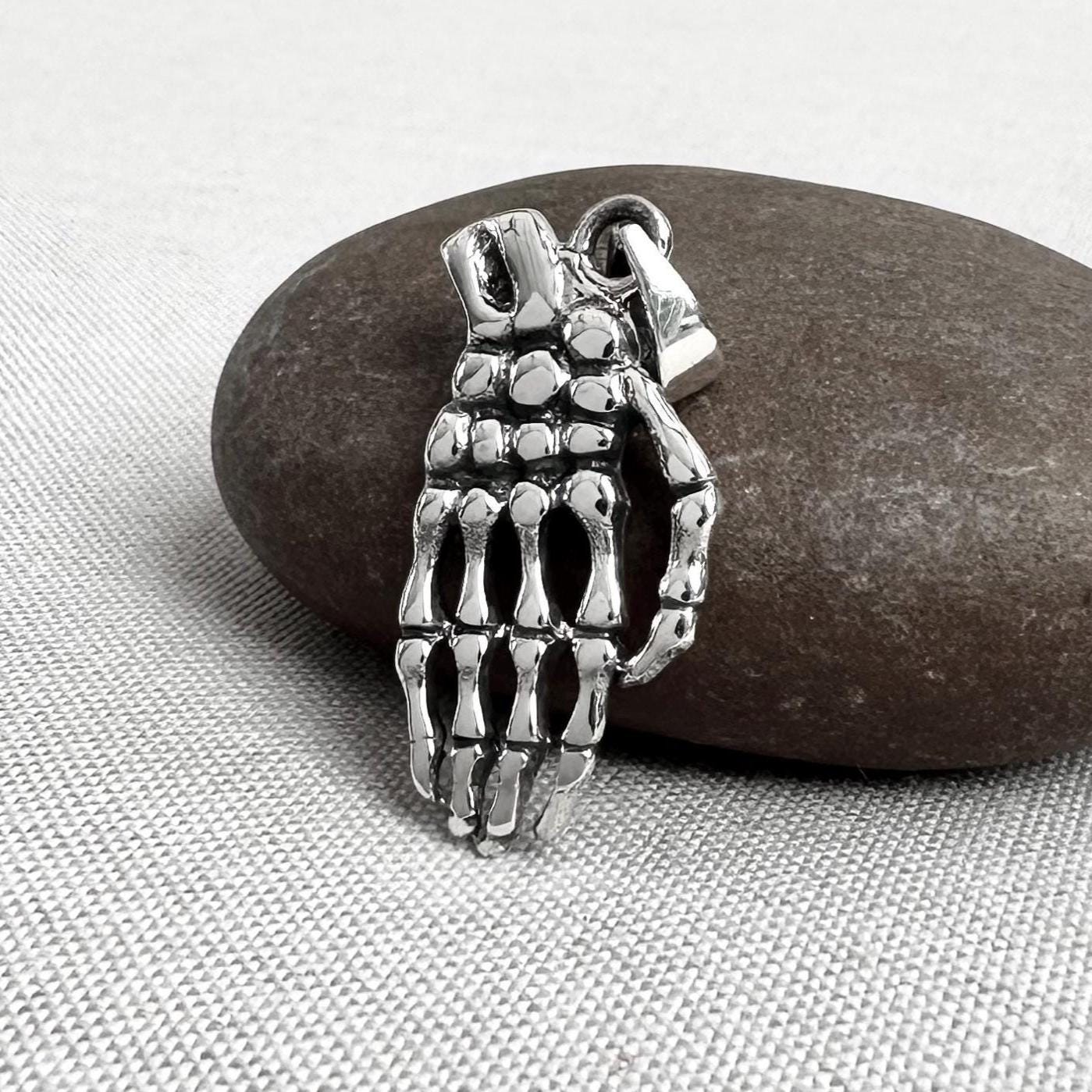 Skeleton Hand Bones Pendant/Necklace