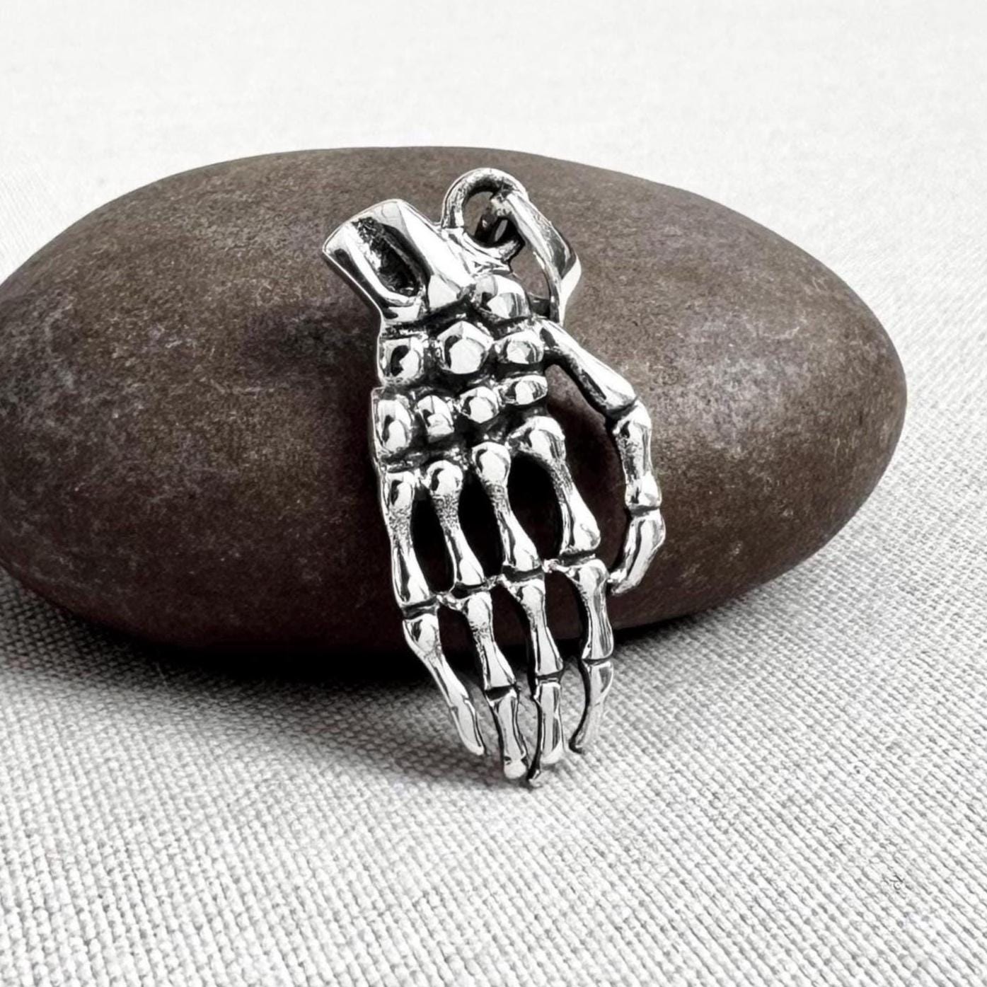 Skeleton Hand Bones Pendant/Necklace