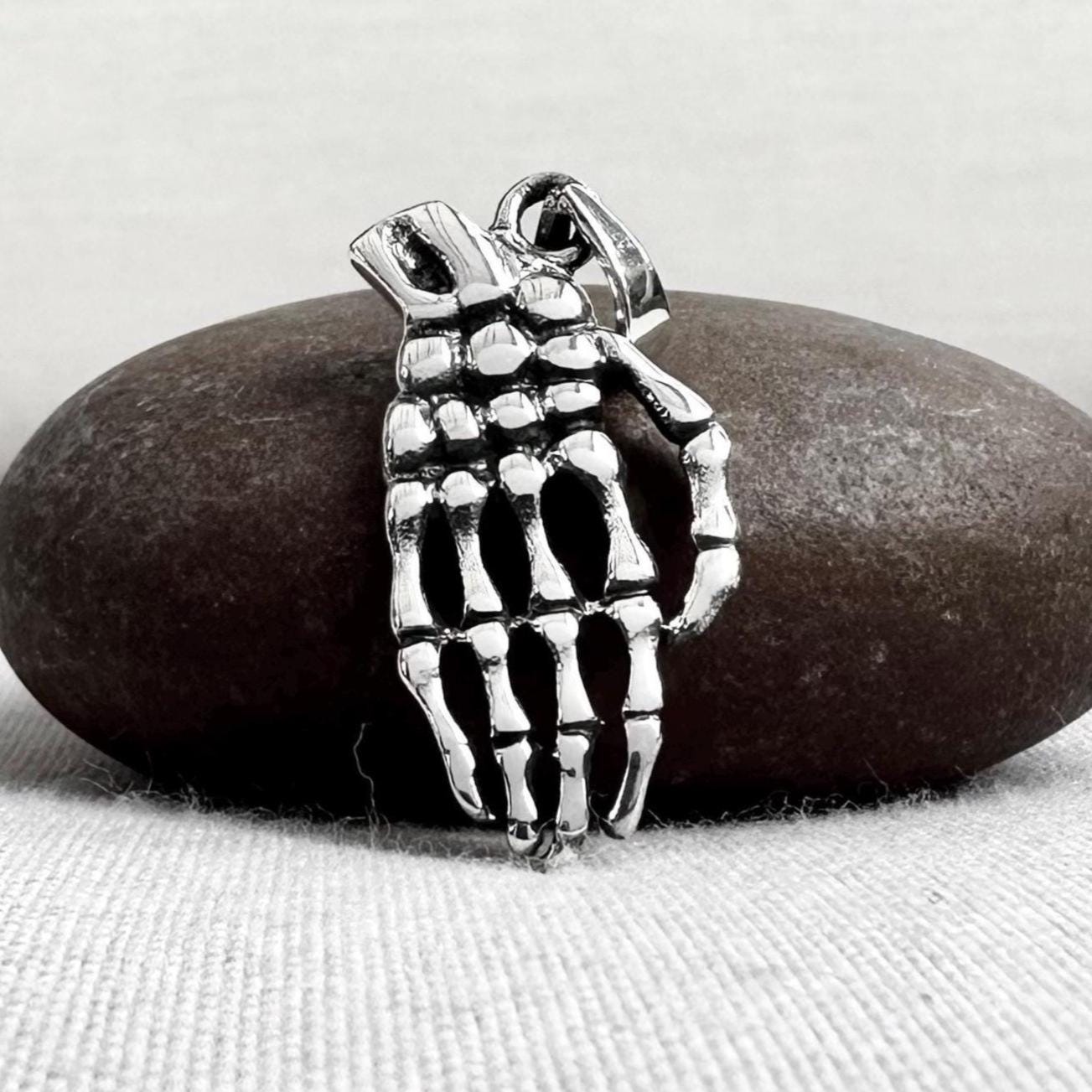 Skeleton Hand Bones Pendant/Necklace
