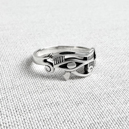 Egyptian Eye of Horus God Amulet Ring