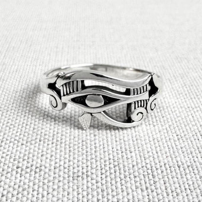 Egyptian Eye of Horus God Amulet Ring