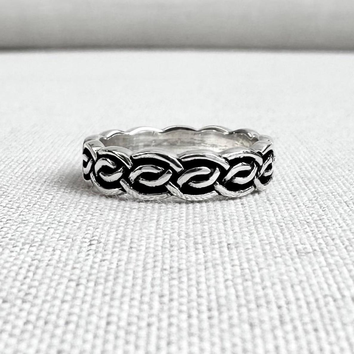 Infinity Celtic Knot Viking Irish Ring