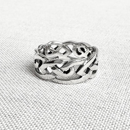 Infinity Celtic Knot Viking Irish Ring