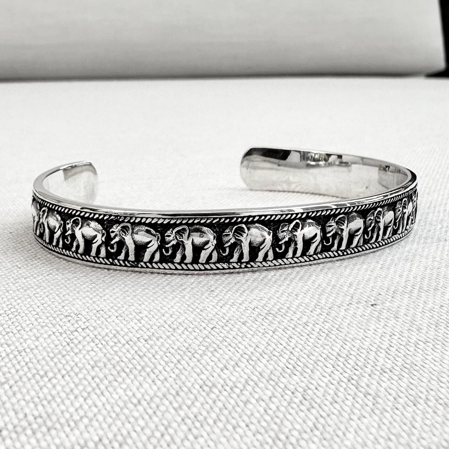 Elephant Thailand Animal Cuff Bracelet