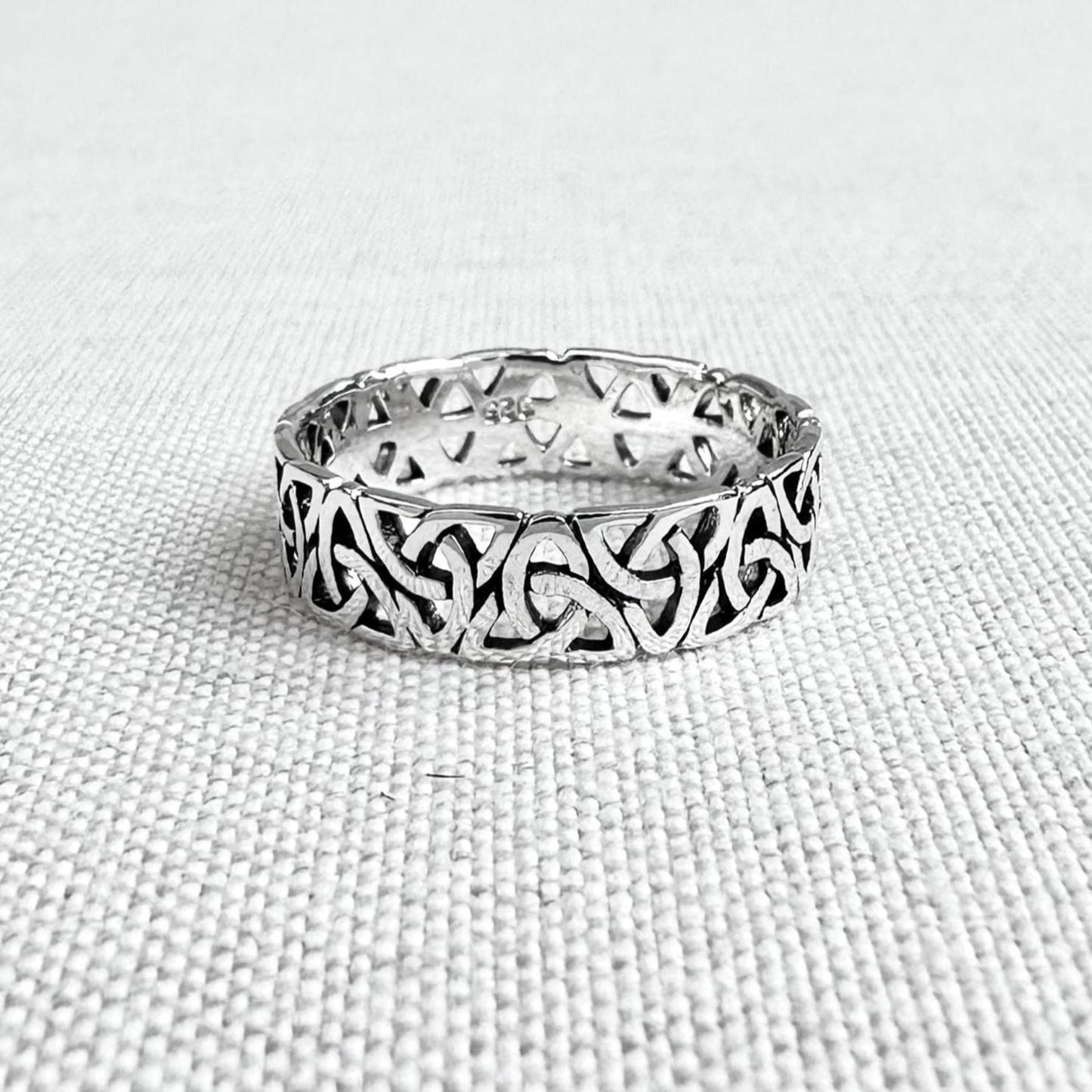 Triquetra Viking Celtic Trinity Knot Ring