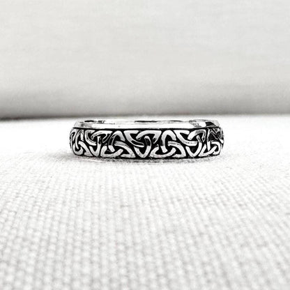 Triquetra Viking Celtic Trinity Knot Ring