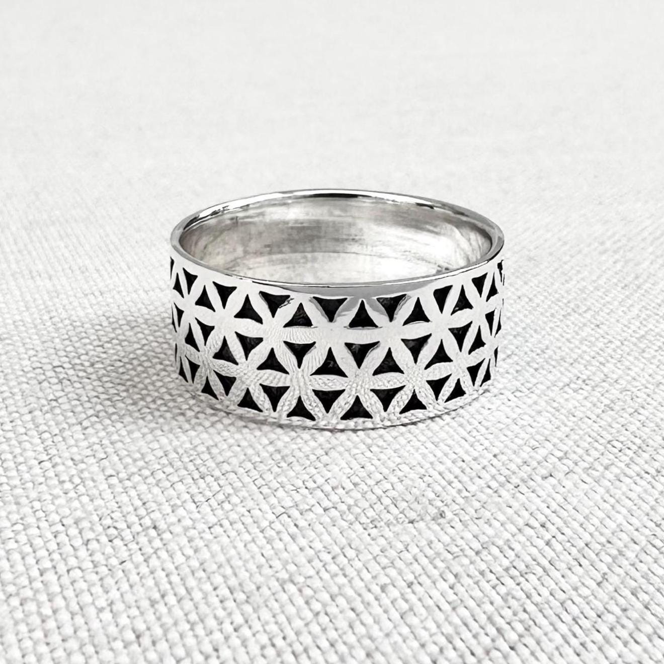 Flower of Life Celtic Sacred Ring