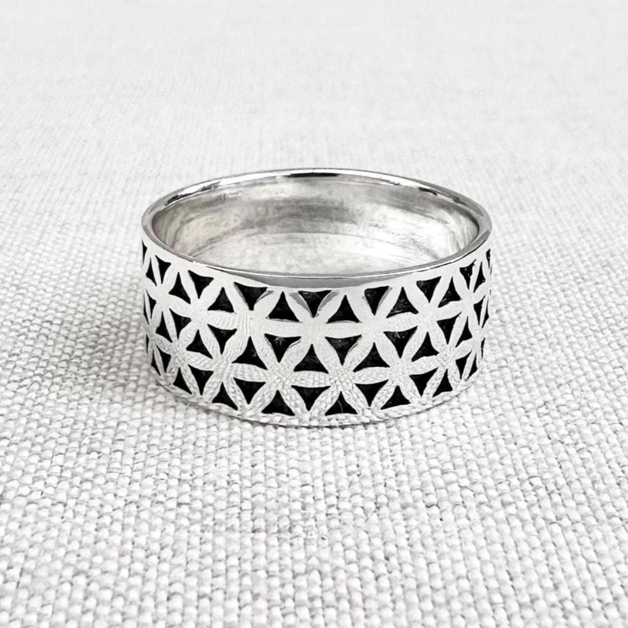Flower of Life Celtic Sacred Ring