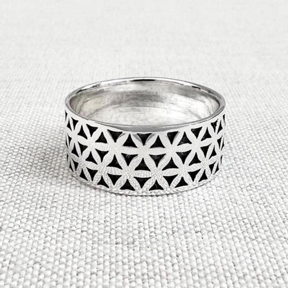 Flower of Life Celtic Sacred Ring