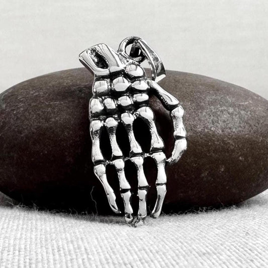 Skeleton Hand Bones Pendant/Necklace
