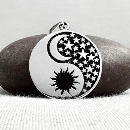 Yin Yang Sun & Moon Pendant/Necklace