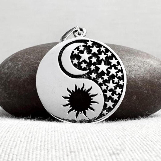 Yin Yang Sun & Moon Pendant/Necklace