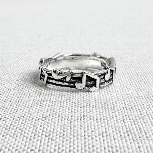 Music Notes Artist Ring