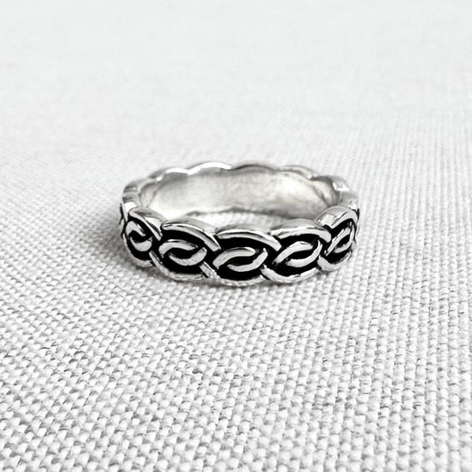 Infinity Celtic Knot Viking Irish Ring