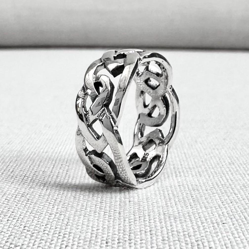 Infinity Celtic Knot Viking Irish Ring