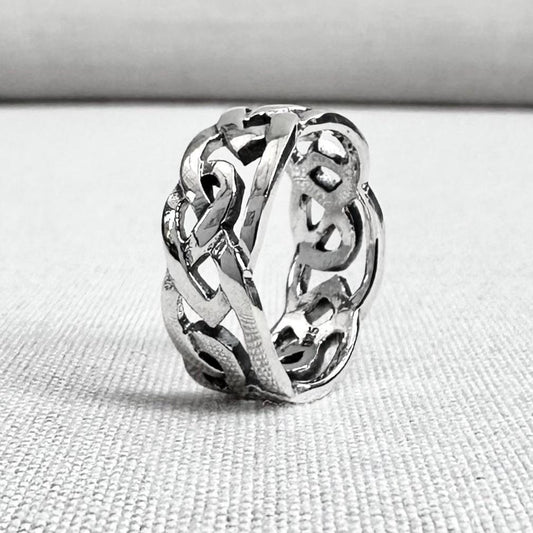 Infinity Celtic Knot Viking Irish Ring