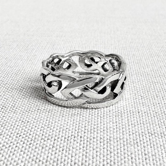 Infinity Celtic Knot Viking Irish Ring