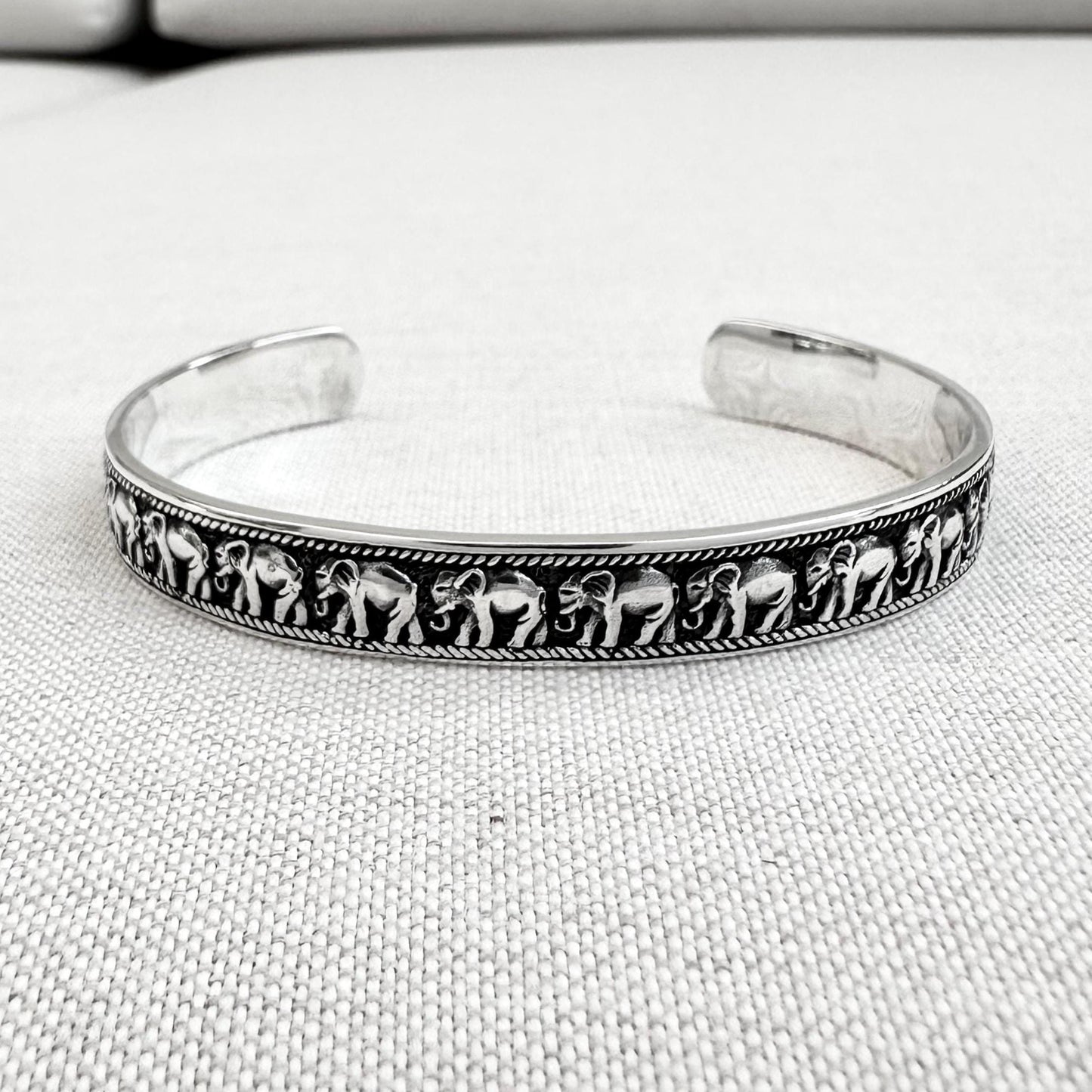 Elephant Thailand Animal Cuff Bracelet