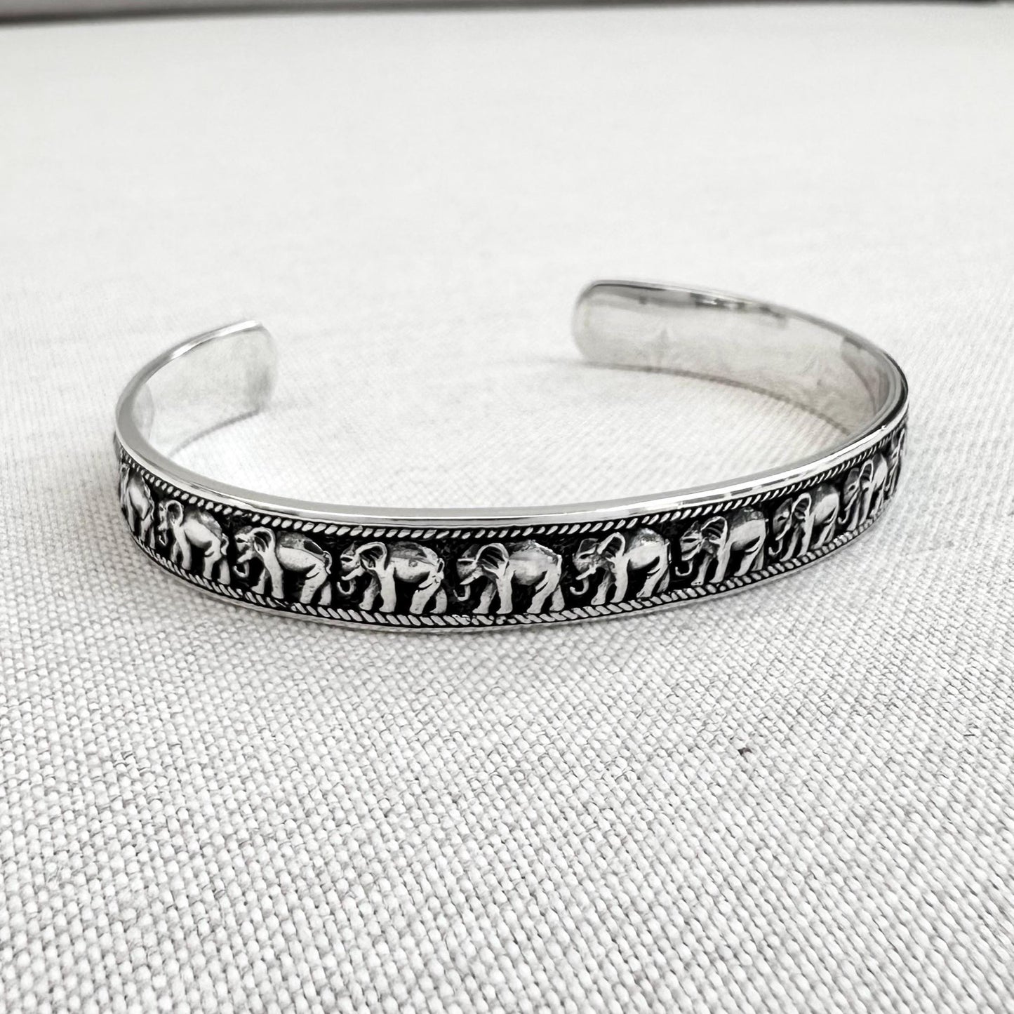 Elephant Thailand Animal Cuff Bracelet