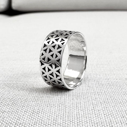 Flower of Life Celtic Sacred Ring