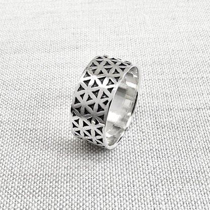 Flower of Life Celtic Sacred Ring